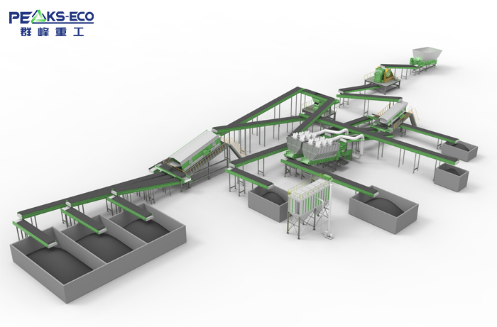 Construction waste treatment system