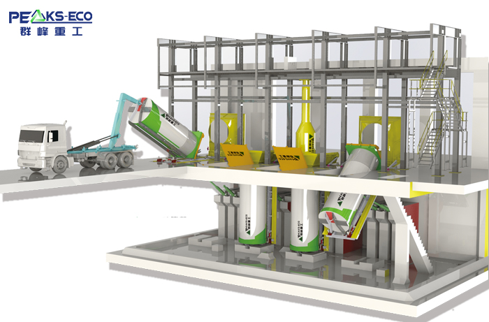 Underground Vertical Waste Transfer Station