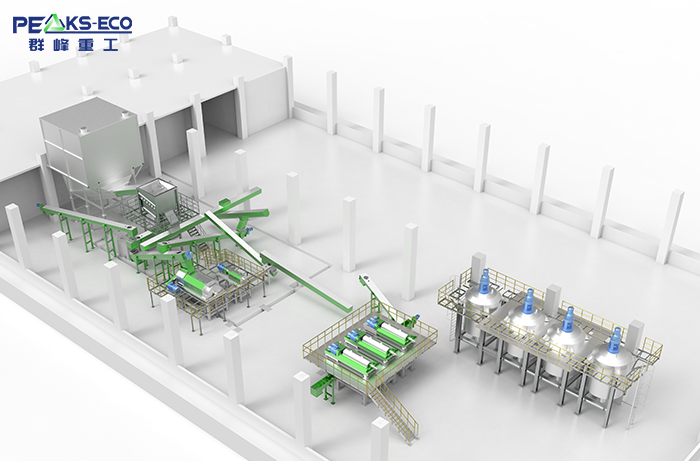 Comprehensive kitchen waste treatment system