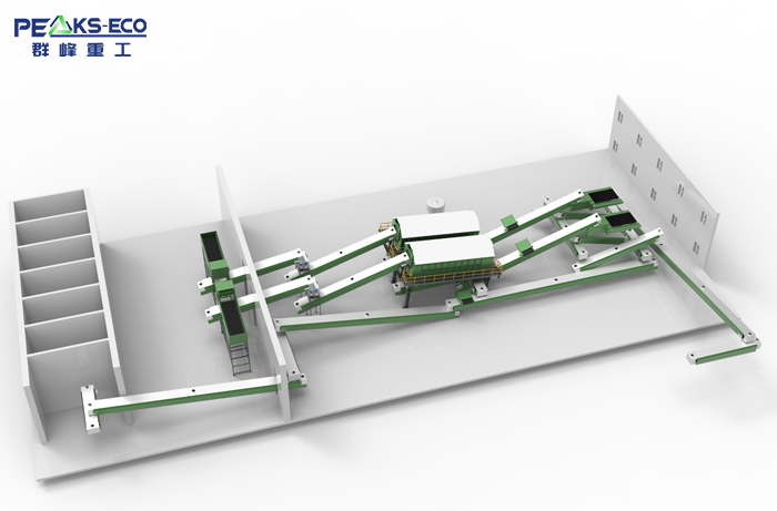 Integrated kitchen waste treatment system