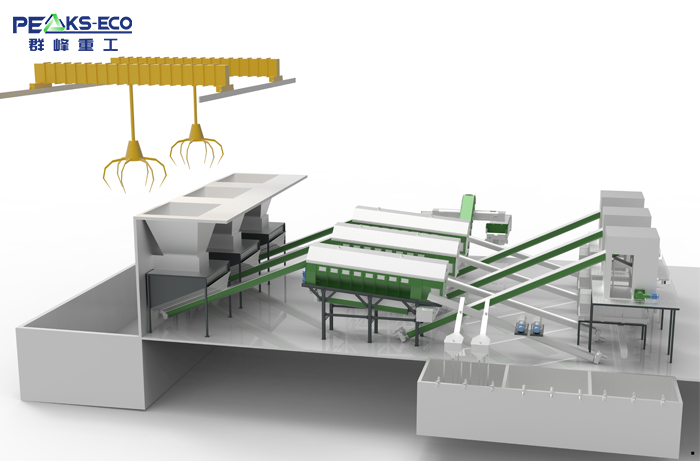 Integrated kitchen waste treatment system